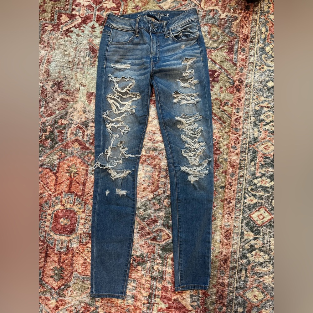 Ripped American Eagle Jeans